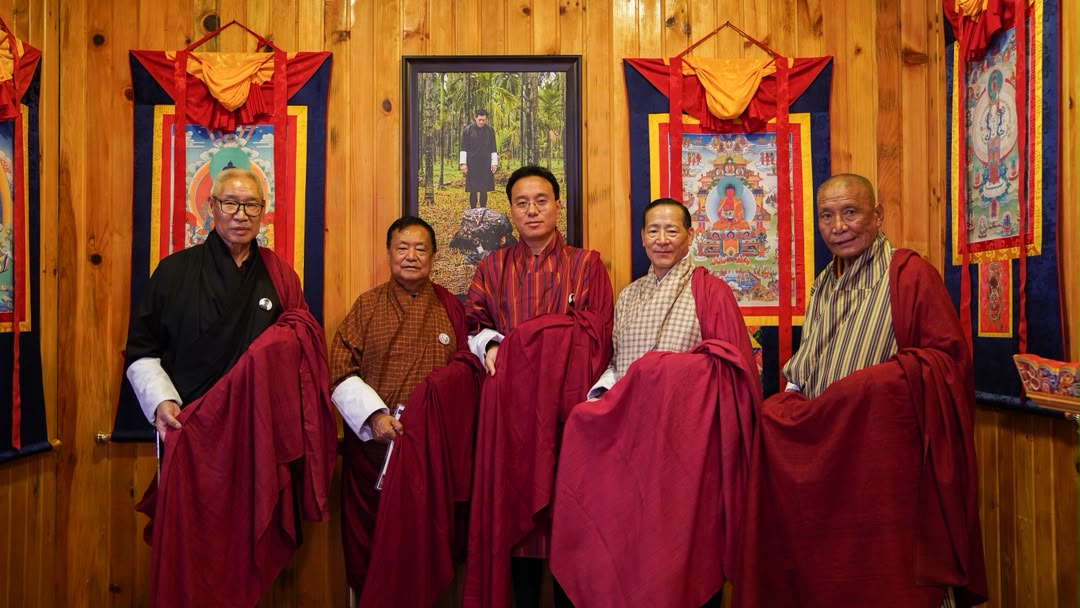 Nyikem Gongzhu Tshogpa contributes towards Bhutan's Historic 108 Jangchub Chortens Project.